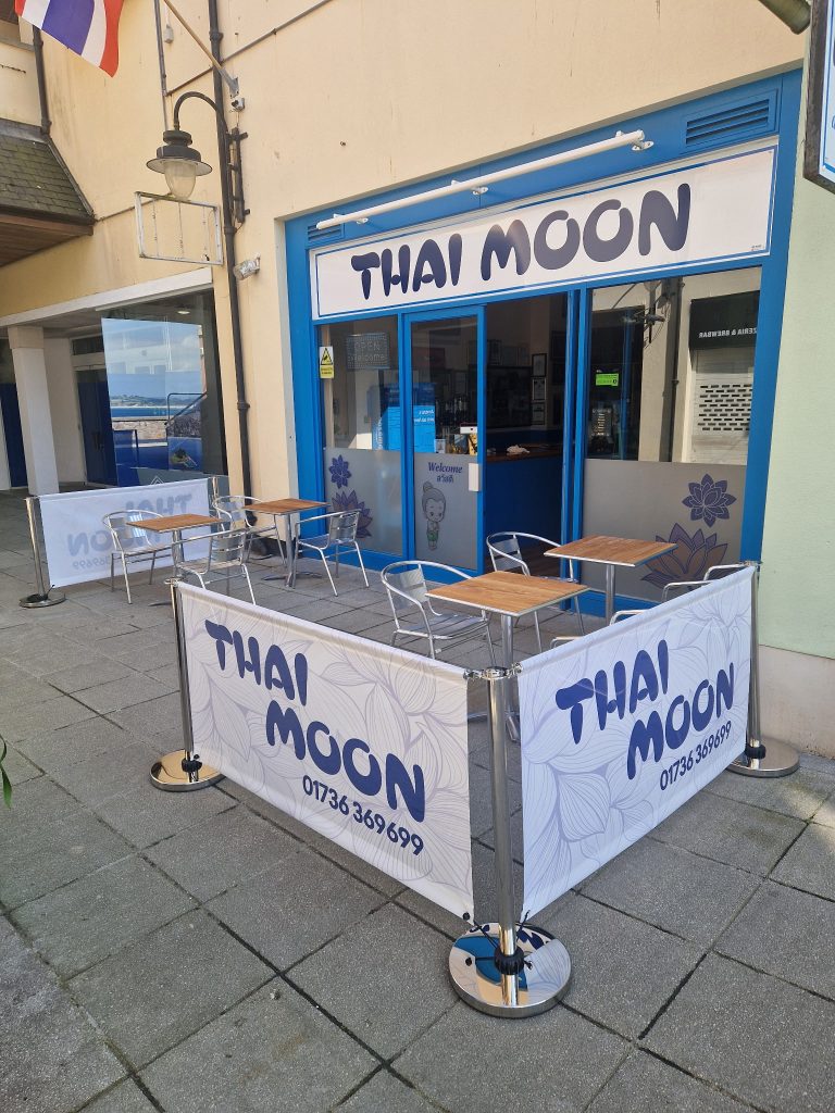 Thai Moon restaurant and Thai food in Penzance